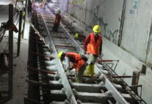 Mengintip Kesibukan Pembangunan Di Stasiun MRT Bundaran HI