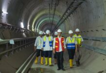 Tinjau Proyek MRT, Presiden Joko Widodo Kunjungi Stasiun MRT Senayan Dan Bundaran HI