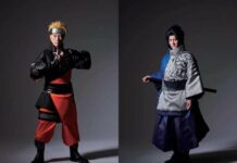 Inilah Penampilan Naruto dan Sasuke Versi Drama Panggung Kabuki