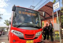 BRT Trans Semarang Koridor VII Diluncurkan Trans Semarang koridor VII