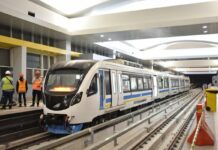 Persiapan Operasional, Kereta LRT Sumsel Diuji Coba Hingga Stasiun Bandara LRT Sumsel Diuji Coba