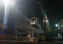 Seluruh Rangkaian Kereta LRT Jakarta Telah Diangkat Ke Jalur Utama