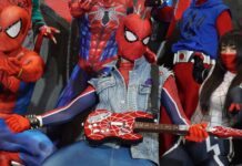 Para Spider-Man dari Spider Verse Indonesia Ramaikan Panggung Indonesia Comic Con 2018!