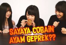 sayaya makan ayam geprek