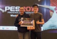 Serunya Turnamen Liga1PES 2019 di Baywalk Game Festival pes