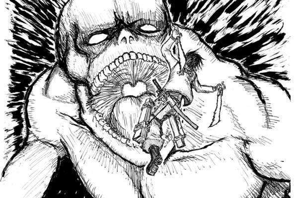 attack on titan jinrui vs kyojin