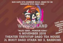Anda Di Bandung? Jangan Lewatkan Bandung Wundurland 2018 4 November 2018!