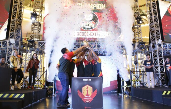 Tim XCODE EXTZY, sang juara Free Fire Jakarta Invitationals 2018