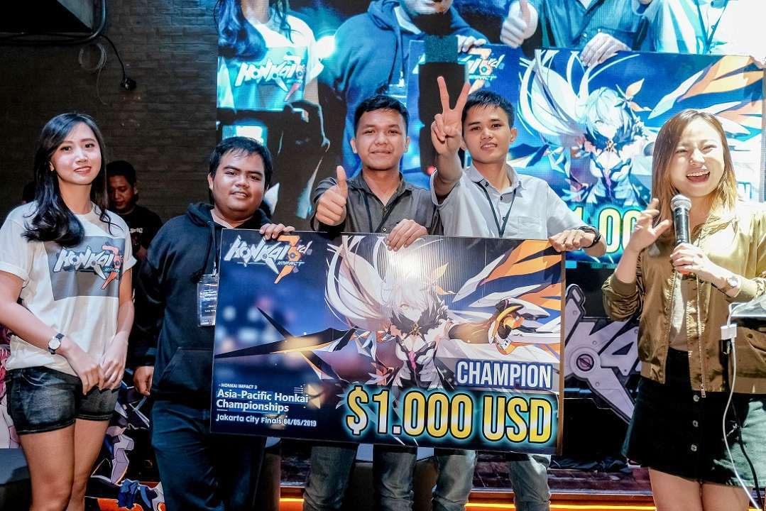 honkai-impact-3-jakarta-city-finals-winner-moonlight miHoYo- Honkai Impact 3 Jakarta City Finals - Tim Moonlight