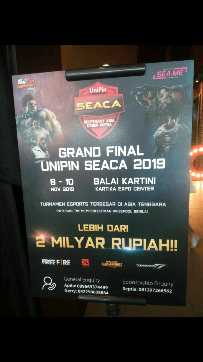 seaca 2019 unipin