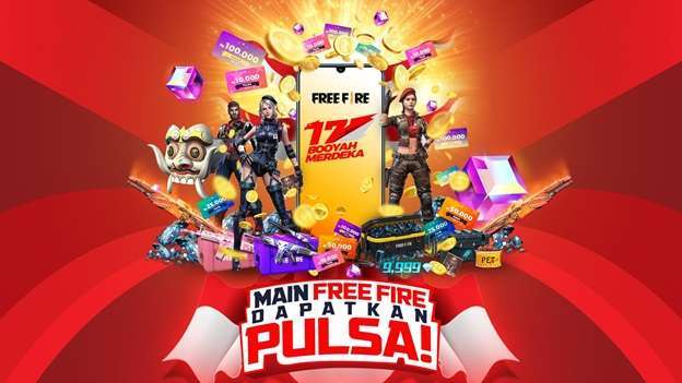free fire main free fire dapat pulsa