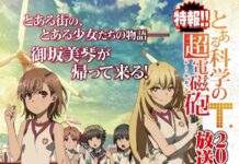 Toaru Kagaku no Railgun Siap Dirilis Anime Season Ketiganya di Bulan Januari 2020 A Certain Scientific Railgun
