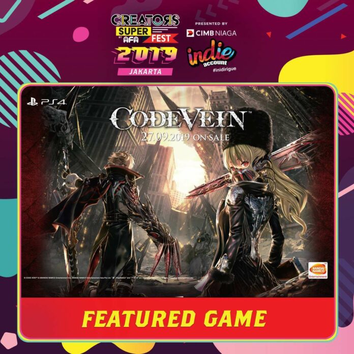CSF2019JKT Featured Game BANDAI - Code Vein creators super fest 2019 jakarta code vein