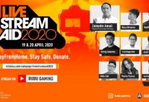 LiveStream Aid 2020, Aksi Penggalangan Dana Gagasan BUBU Gaming untuk Bantu Pahlawan Medis di Tengah Wabah Covid-19 bubu