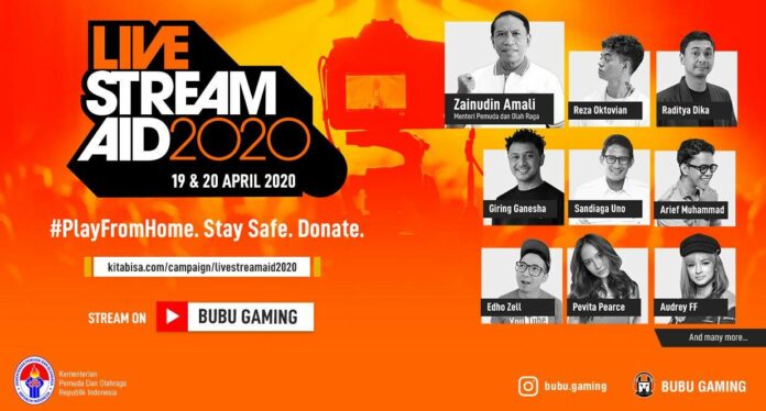 LiveStream Aid 2020 bubu