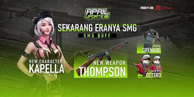 free fire update bulan april