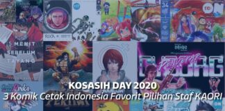 Komik Indonesia Cetak Favorit Staf KAORI Nusantara