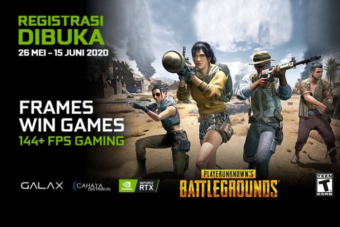 GeForce GALAX PUBG Attack Open Regist
