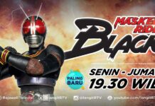 Saksikan Masked Rider Black di Youtube RTV satria baja hitam