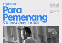 OPPO Umumkan Pemenang Reno4 Virtual Run oppo