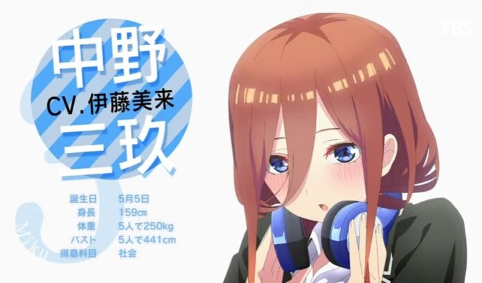 Go-Toubun no Hanayome ∬ The Quintessential Quintuplets ∬