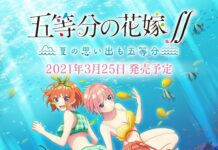 Go-Toubun no Hanayome Diadaptasi Jadi Game, Dirilis ke PS4 dan Nintendo Switch Bulan Maret 2021 The Quintessential Quintuplets