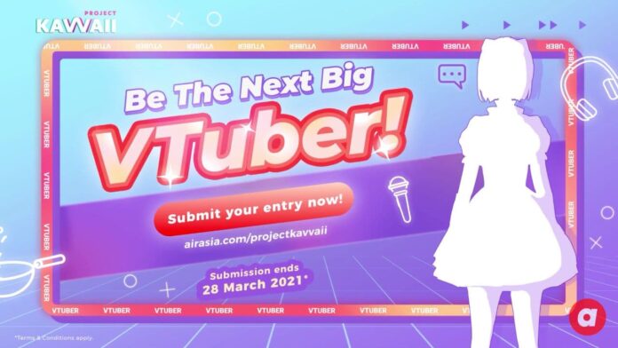 audisi-vtuber-project-kavvaii vtuber airasia