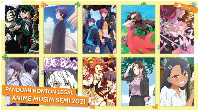panduan streaming anime legal spring 2021 streaming anime legal