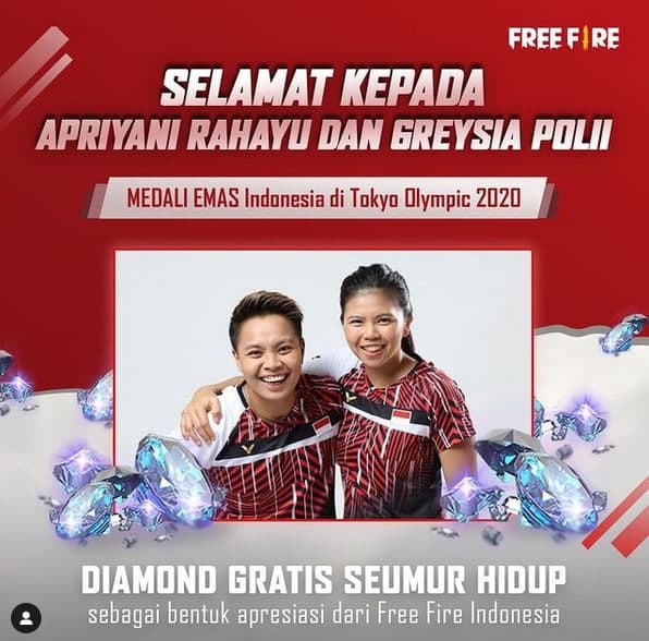 Greysia Polii dan Apriyani Rahayu olimpiade