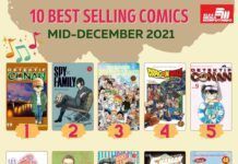 Inilah 10 Komik Best Seller Terbitan Elex Media Selama Pertengahan Bulan Desember 2021 best seller elex media