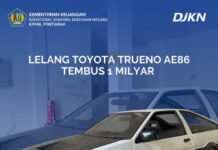 AE86 Berhasil Dilelang KPKNL Pontianak Hingga 1 Milyar Rupiah