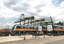 Kereta Baru MRT Singapura Lin Circle Line Tiba