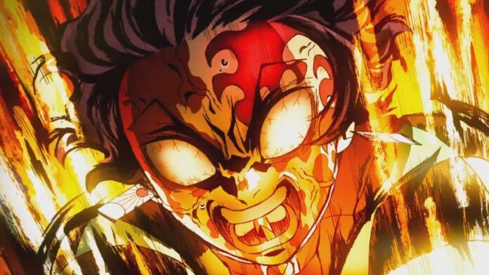 tanjiro-vs-gyutaro natsuki hanae kimetsu no yaiba tanjiro vs gyutaro