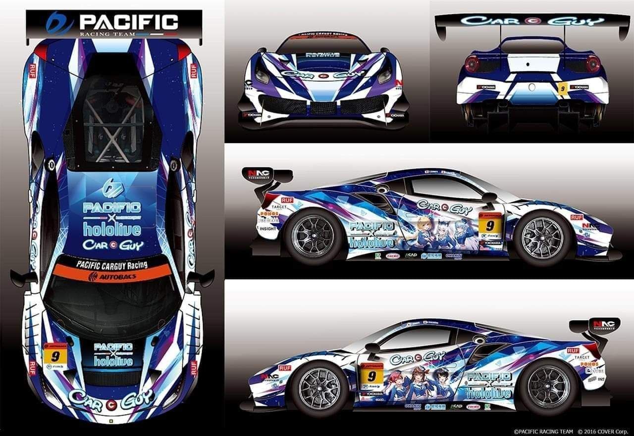 hololive pacific racing super gt