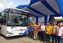 Transjakarta Ujicoba Kembali Bus Listrik Terbaru transjakarta bus listrik