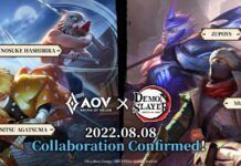 Kolaborasi Kedua Arena of Valor X Demon Slayer: Kimetsu no Yaiba Hadir untuk Rayakan AOV Day kimetsu no yaiba