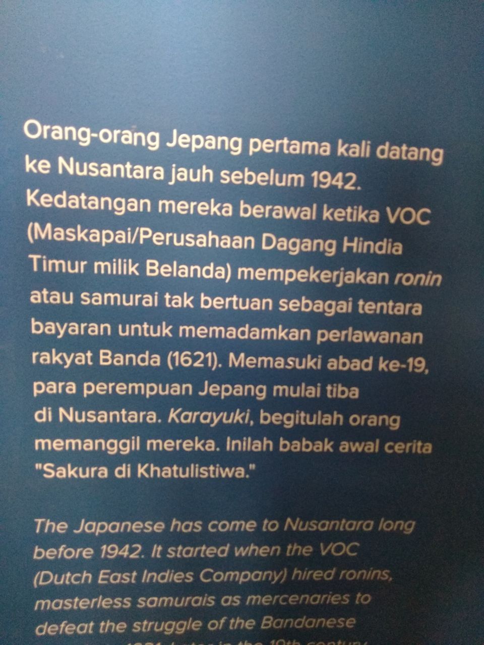 sakura di khatulistiwa