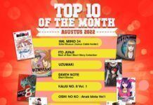 Inilah Komik-Komik Best Seller Terbitan m&c! Selama Bulan Agustus 2022 best seller m&c