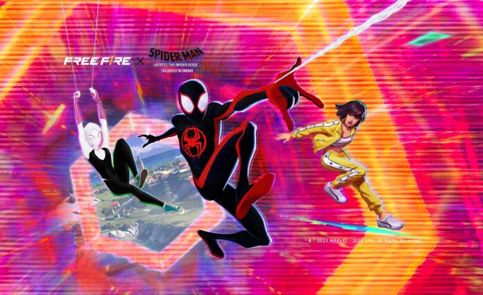 Spider-Verse Collab loading KV