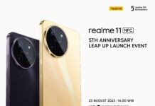 Rayakan Ulang Tahun ke-5, realme Selenggarakan Fan Festival dan Hadirkan realme 11 “Leap Beyond the Competition” di Indonesia pada 23 Agustus 2023 Leap Beyond the Competition