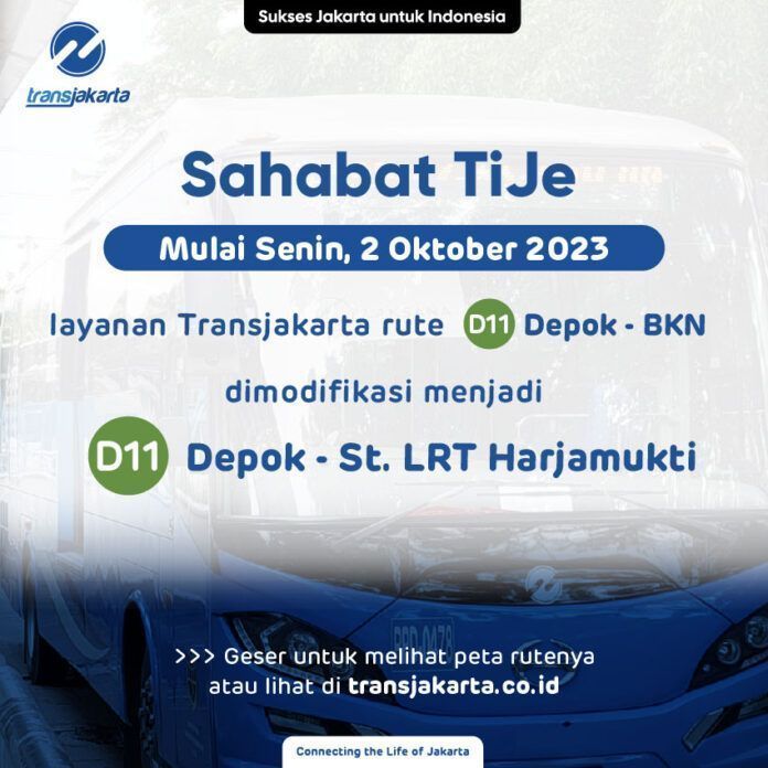 rute-d11-transjakarta-2-oktober Rute D11 Transjakarta ditunda mulai 2 Oktober.