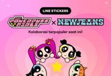 LINE STICKERS Merilis Stickers THE POWERPUFF GIRLS X NEWJEANS NEWJEANS