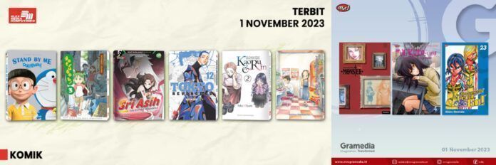 komik Jadwal Terbit Komik Tanggal 1 November 2023