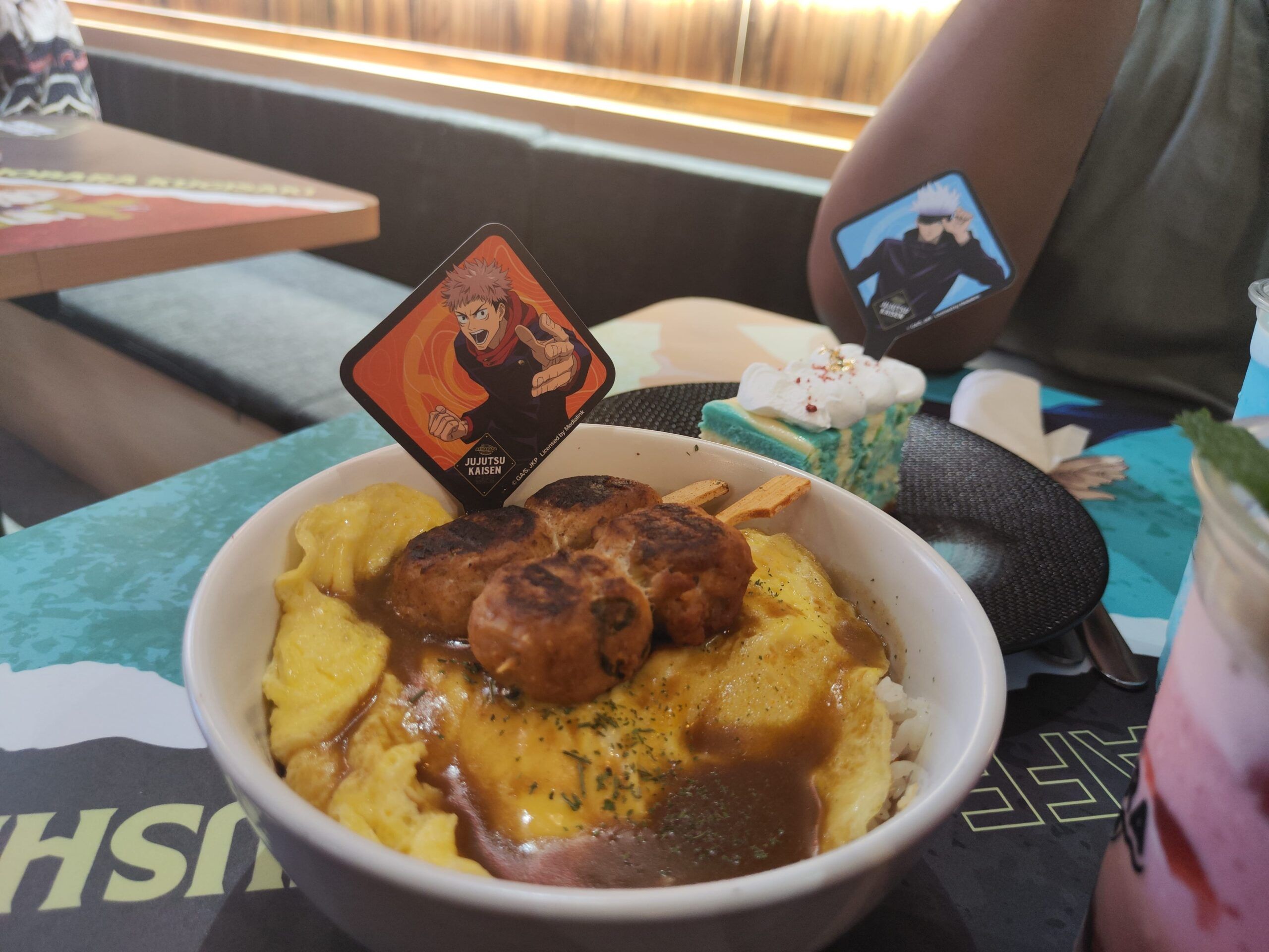 Tsukune Omelette Curry Bowl