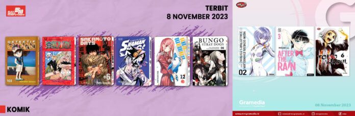 komik Jadwal Terbit Komik Tanggal 8 November 2023