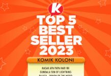 Inilah Top 5 Best Seller Komik Indonesia Terbitan KOLONI Selama Tahun 2023 Best Seller Komik Indonesia