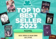 Inilah Top 10 Best Seller Novel Ringan Terbitan Clover Selama Tahun 2023 best seller novel ringan