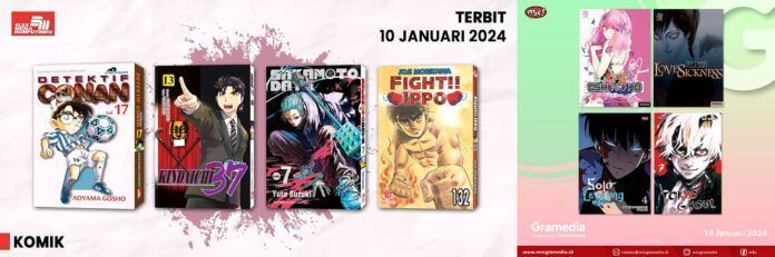 komik Jadwal Terbit Komik Tanggal 10 Januari 2024
