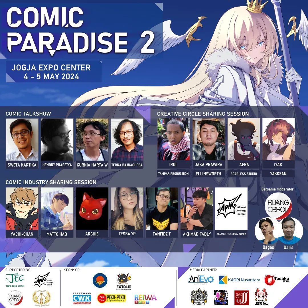 comic paradise comipara 2 jogja