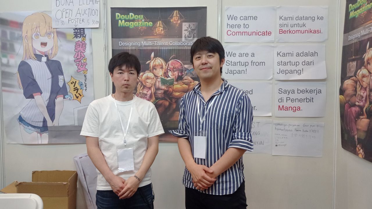 doudoudoujin berkarya di jepang